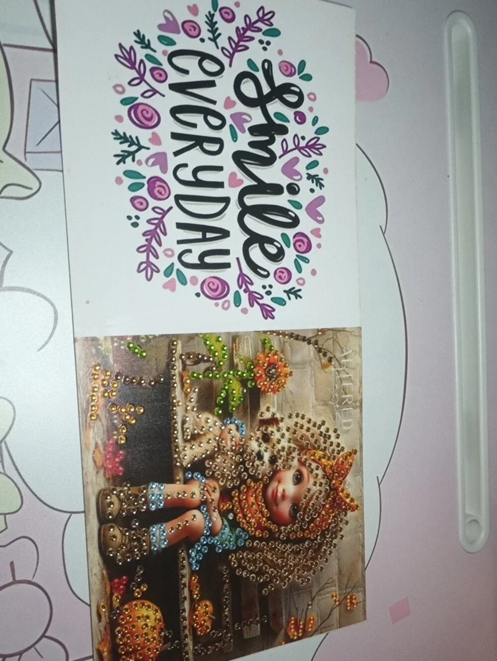 Altered Embellished Decorative Card